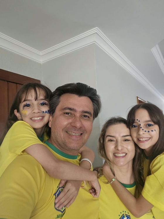 Kennedy com a família