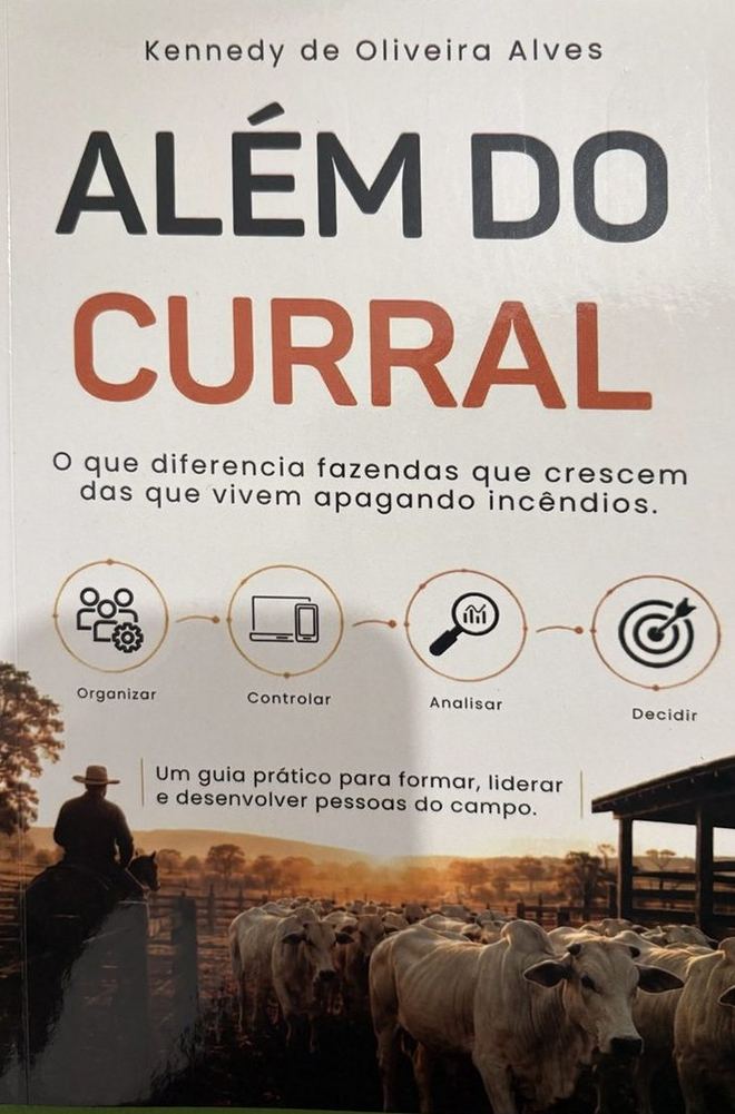 Capa do livro Além do Curral, de Kennedy de Oliveira Alves
